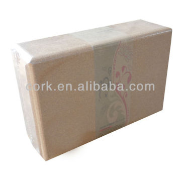 eco-friendly cork yoga block 3"*6"*9"