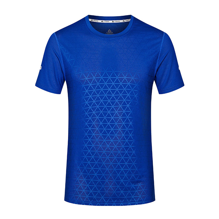 100% polyester multi-color sports t-shirt