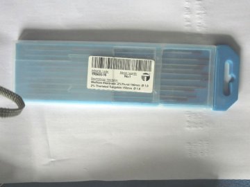 WT20 1.6mmX150mm argon welding electrode welding rod wt20
