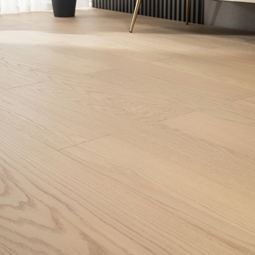 Herringbone Brush White Oak Engineered Wood Flooring