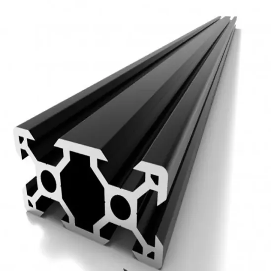 2040 6063 6061 4080 Black V-Slot Rail 20X40 CNC Printer 3D Linear Aluminum Profile