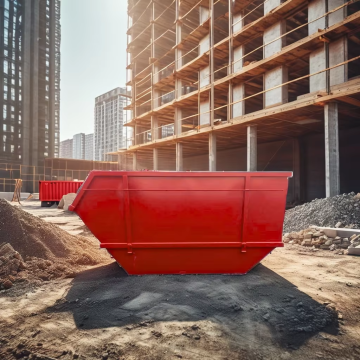 Customized Metal Industrial Skip Bins and Roll-Off Dumpsters for Waste Disposal and Recycling