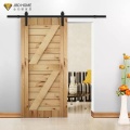 Sistema de porta de celeiro deslizante interior de madeira maciça personalizado | JBDHOME