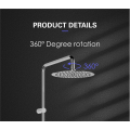 SUS304 coluna de chuveiro redondo não termostático