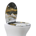 Duroplast Toilet Seat Quick Release Top Fixing(marble2)