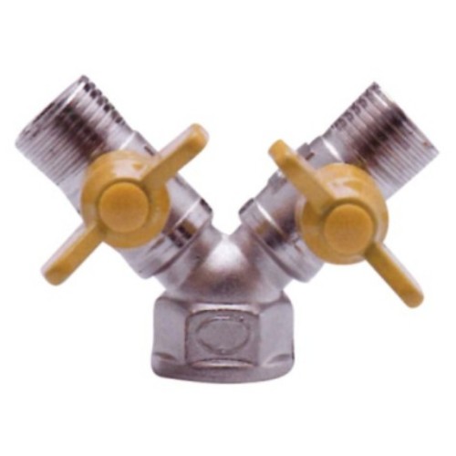 one inside two outside gas three way valve