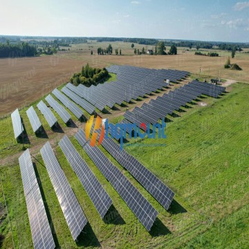 Ground-Mounted Solar System Installation Bracket for Solar Power Plant