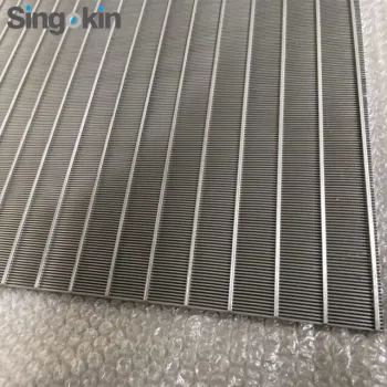 Stainless Steel Wedge Wire Drum Filter Mesh Screen Sieve for 200-750 Micron Sizes