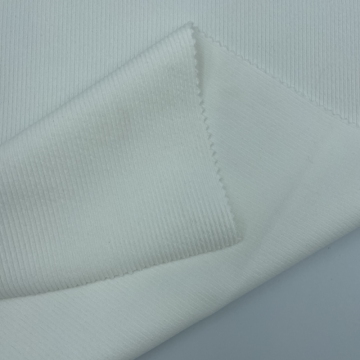 Tessuto di cotone fresco a doppia maglia di colore solido