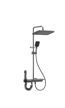 Modern Four Function Shower Set with Digital Display