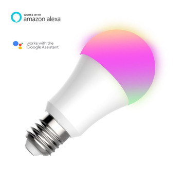 WiFi Smart Wireless Dimming LED Light Bulb Compatible with Echo Dot and Google Assistant