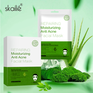 OEM ODM Natural Tea Tree Extract Acne Treatment Mask