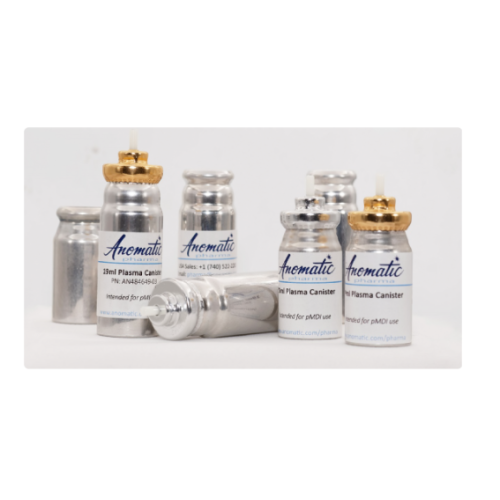 Drug delivery components MDI coated canisters