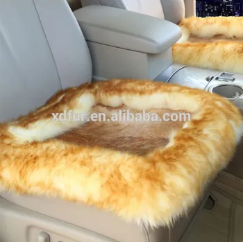 2015 australian fashion universal high-low wool sheepskin car seat cushion