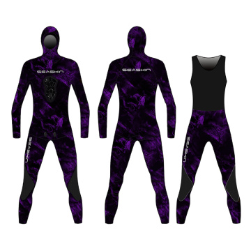 Seaskin Unisex Due pezzi Long John Spearfishing Wetsuits