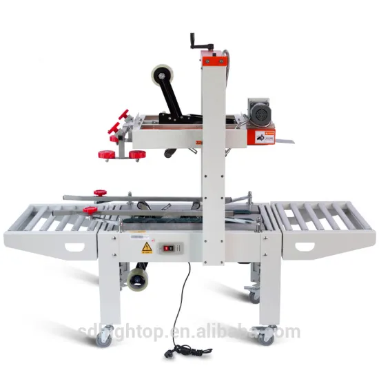 Semi Automatic Adhesive Tape Carton Box Packaging Folding Sealing Sealer Packing Machine
