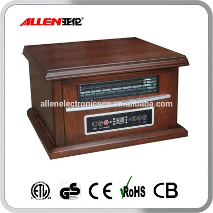 Wood Brown Box Space Infrared Quartz Heater