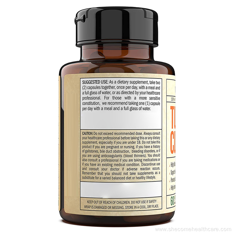 Turmeric Capsules antioxidant benefits curcumin capsules
