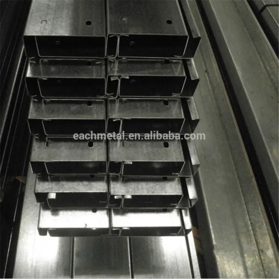 Low price long pattern steel c type channel steel purlin