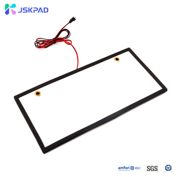 Licença de carro com luz de fundo iluminada JSKPAD 9V