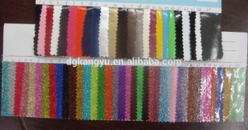 2016 new product Eco-friendly PVC Glitter Leather fabric