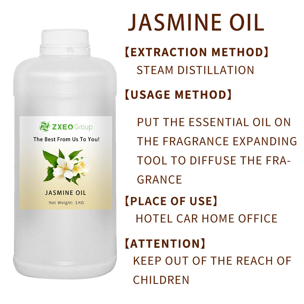 Aceite de aromaterapia de jazmín para el cuerpo y el cabello