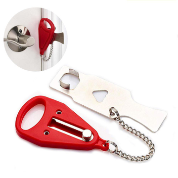 Portable Security Door Lock - Travel Guard for Hotel and Home DIY Privacy PadLock