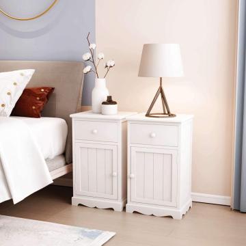 Nightstand Set of 2 Night stand with Drawer