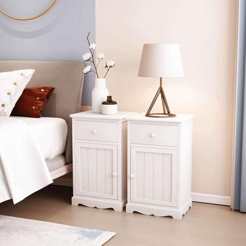 China Nightstand Set of 2 Night stand with Drawer Manufactory