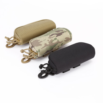 Nylon MOLLE Tactical Sunglasses Pouch - Multifunctional Eyeglasses Carrying Case