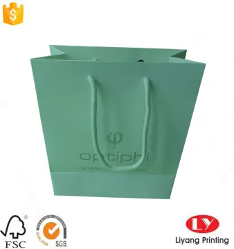 Matt Paper Shopping Bag With Rope Handle