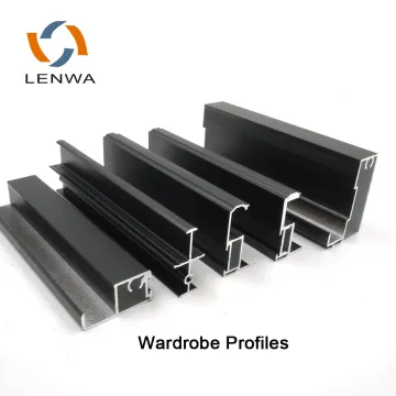 LENWA Aluminium Factory In-stock Sliding Wardrobe Door System