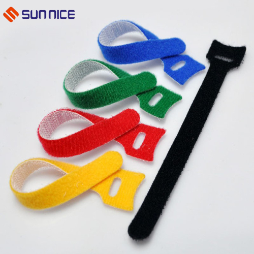 Customized Printed Hook and Loop Colored Cable Tie