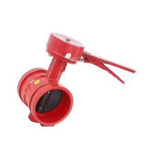 Cast Steel Handle Fire Signal Butterfly Valve