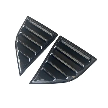 ABS Material Car Bumper Accessories Quarter Window Louvers for Challenger 2008-2021