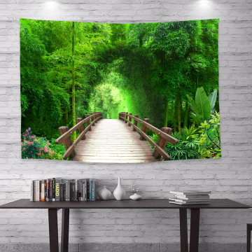 Partition curtain tapestry fabric