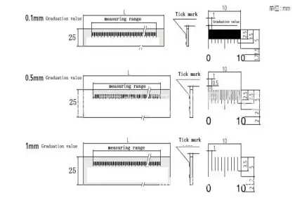 Customized Cross Calibration Optical Grating Ruler and Glass Scale