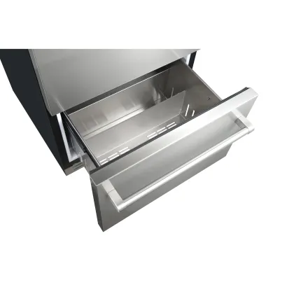 Candor Built-in Kitchen and Refrigerator with Wall Compressor