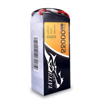 TATTU 16000mAh 22000mAh 22.2V 6S LiPO Battery Burst 25C for Big Load Multirotor FPV Drone Hexacopter Octocopter