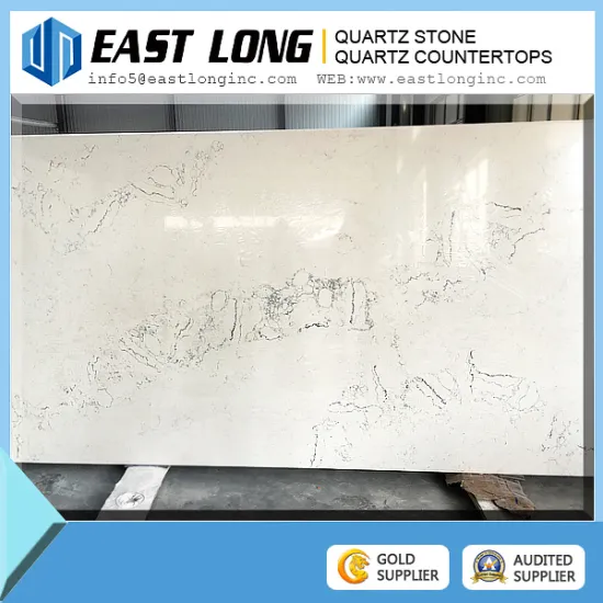 Artificial Marble Vein Color Quartz Stone Slabs Supplier