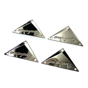 Custom Metal Logo Design Plates for Bags & Accessories