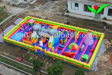 Giant commercial amusement fun city park inflatable 66ft