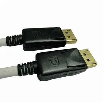 DisplayPort to Flat HDMI Cable, Supports Ethernet and 3D, Up to 2.5Gbps Maximum Transfer Rate