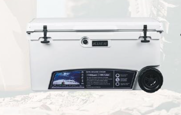Caja de enfriamiento de larga duración 110QT con rueda