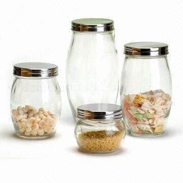 glass jar of 3 pcs set