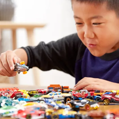 10pcs Hot Slide Wheels Miniature Toy Cars: 1/64 Scale Diecast Vehicle Models