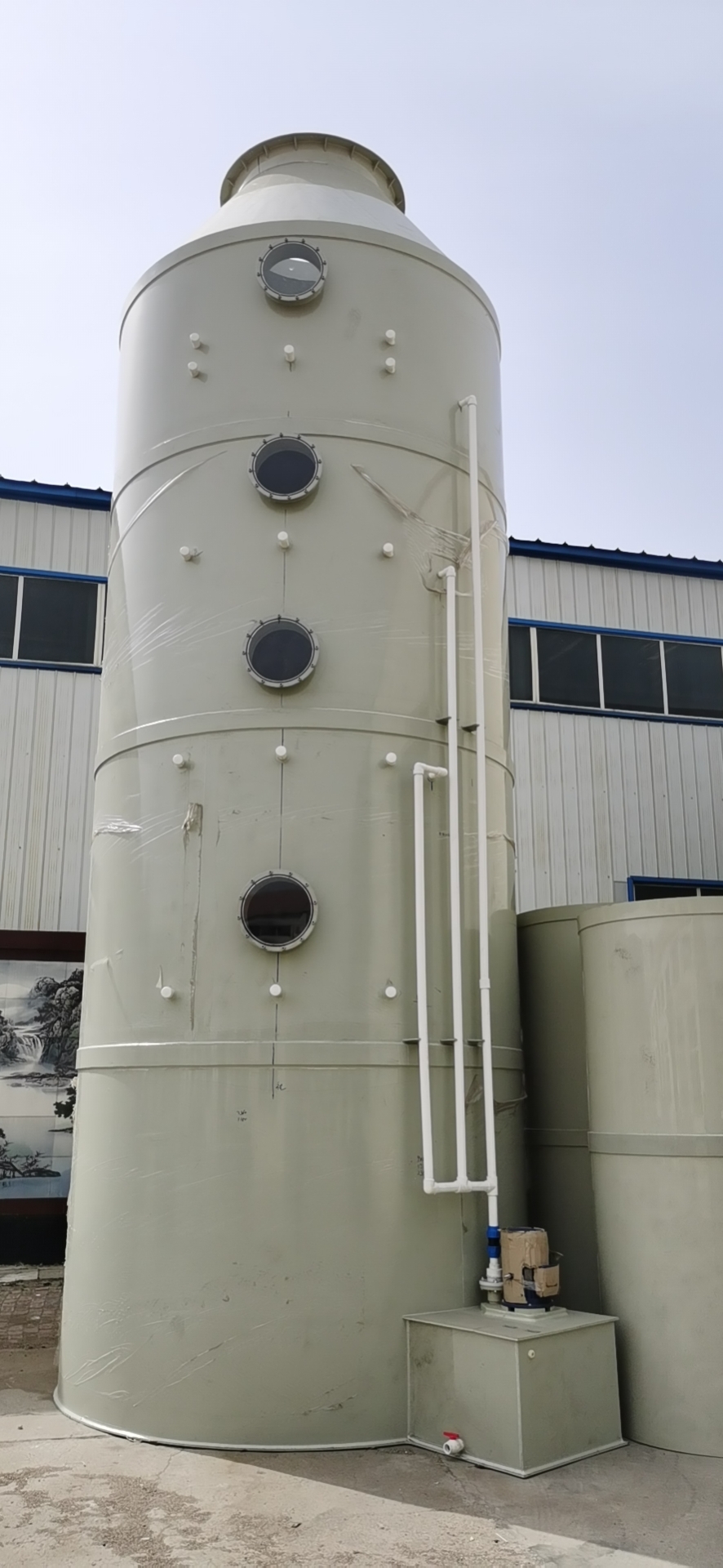 Frp purification tower drying cleaning absorption tower