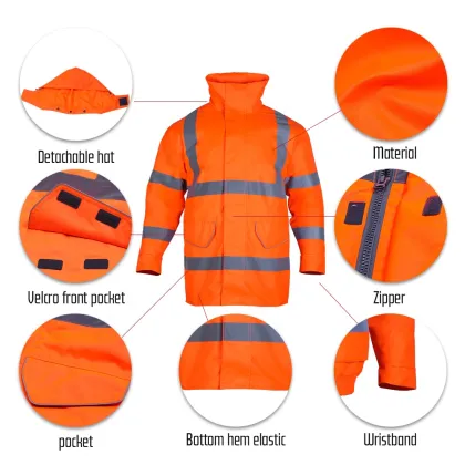 Customize Logo Fleece High Visibility Warm Safety Jacket