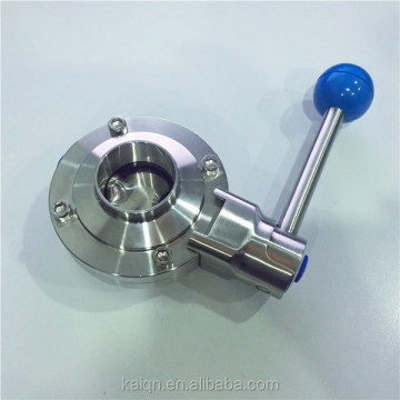 Stainless steel pantat las katup kupu-kupu: solusi standar DIN berkualitas tinggi