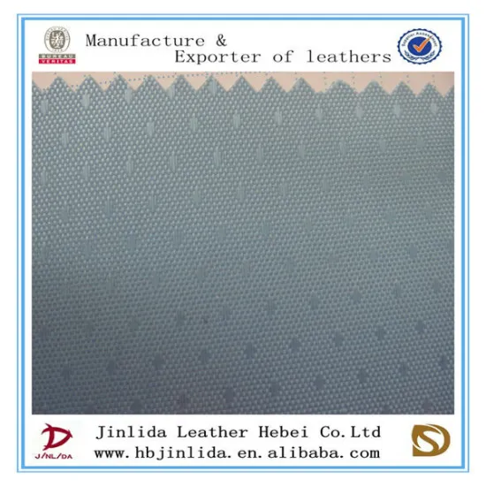 PVC heat shrink dacron fabric for travelling bags with BV certification